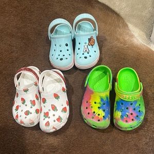 3 pairs of water shoes sizes 10c